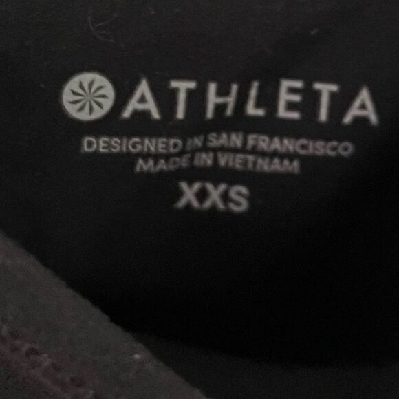 🚨4/$25 ATHLETA Black Revelation Laser Cut Powervita 7/8 Legging Size XXS - Picture 7 of 7